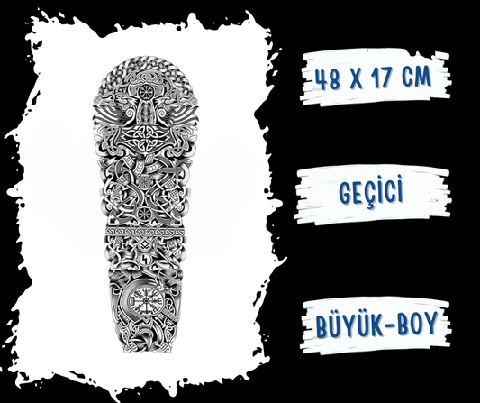 Tribal Figürlü Geçici Dövme